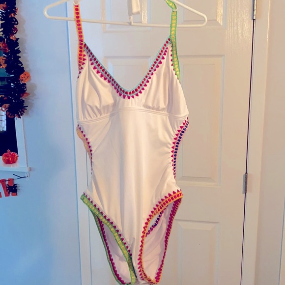Bar III Other - White one piece swimsuit with multicolor design on edges. Worn once!